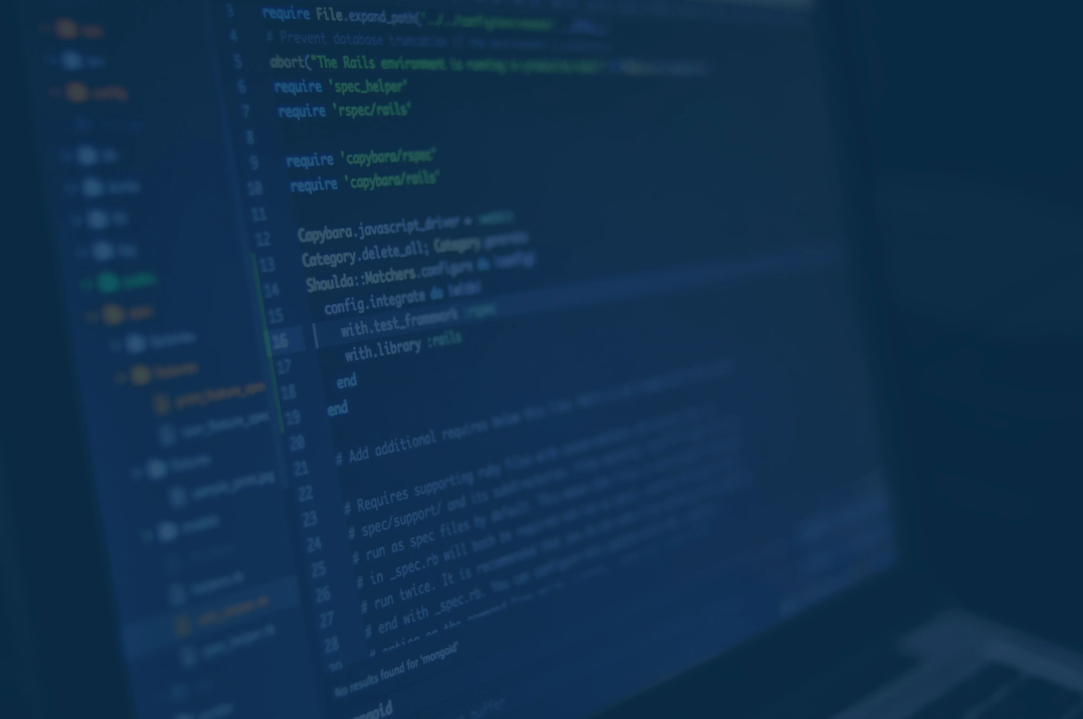 Business header background